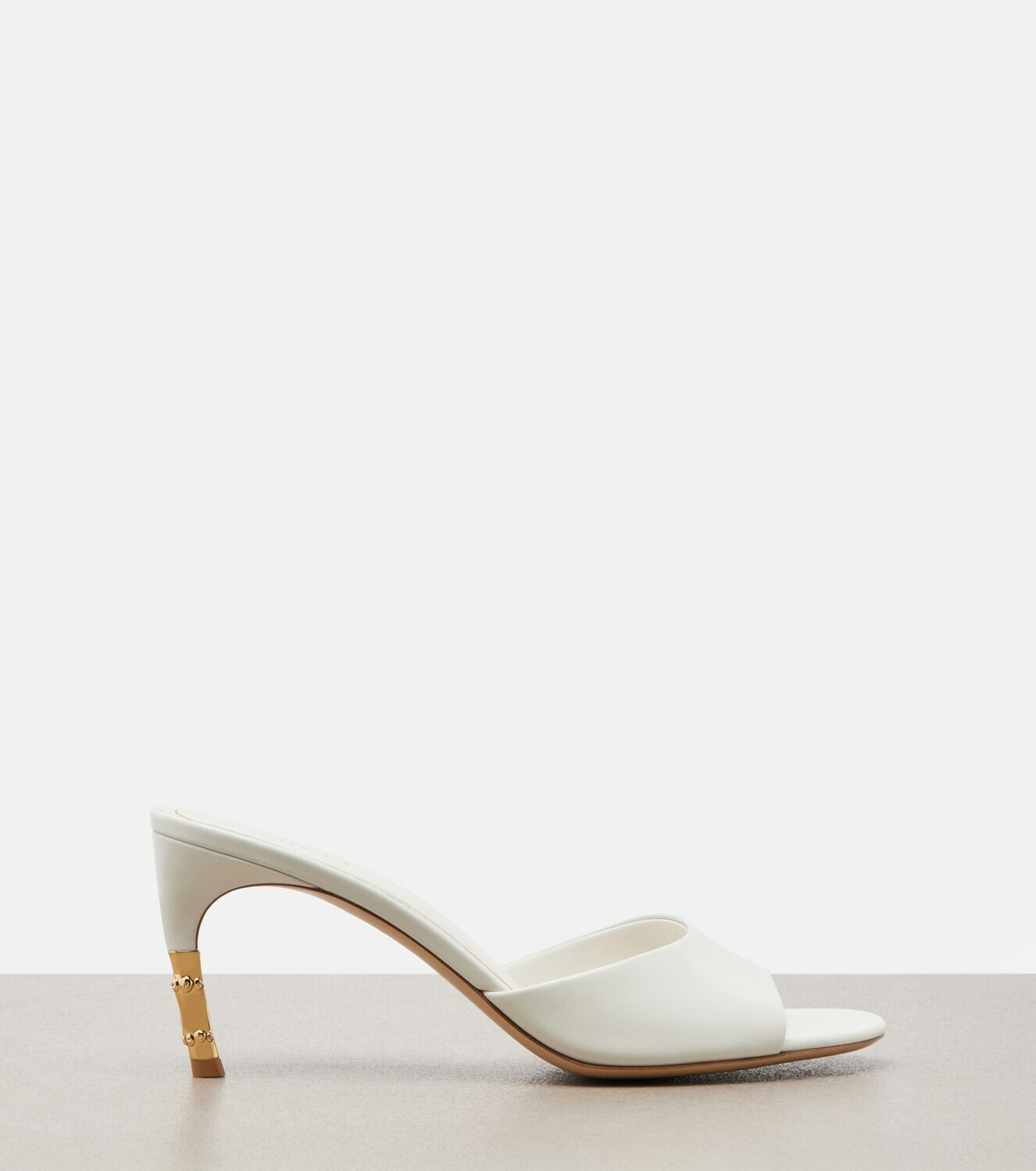 Gucci Castello leather mules