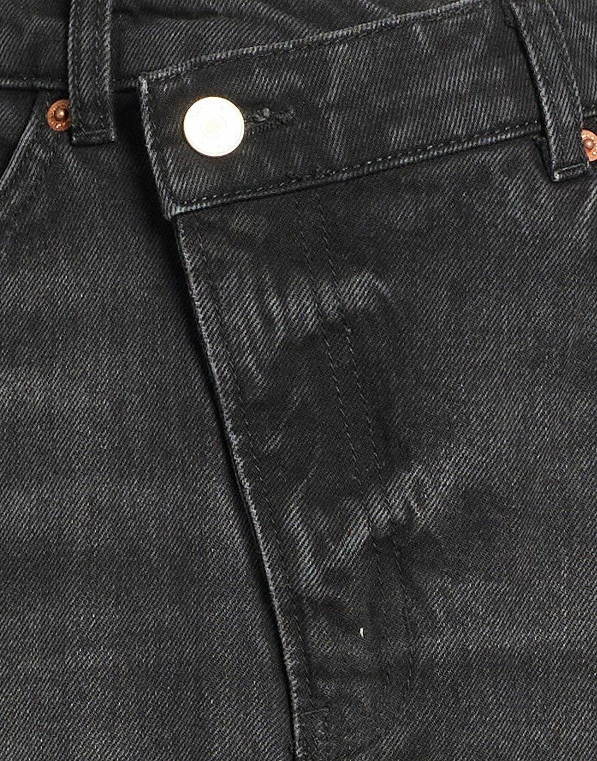 Reformation Womens Denim skirt in Black