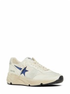 GOLDEN GOOSE - Running Sole Leather Blend Sneakers