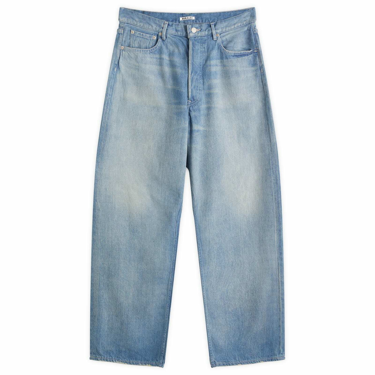 AURALEE Selvedge Faded Heavy Denim Painter Jeans Auralee