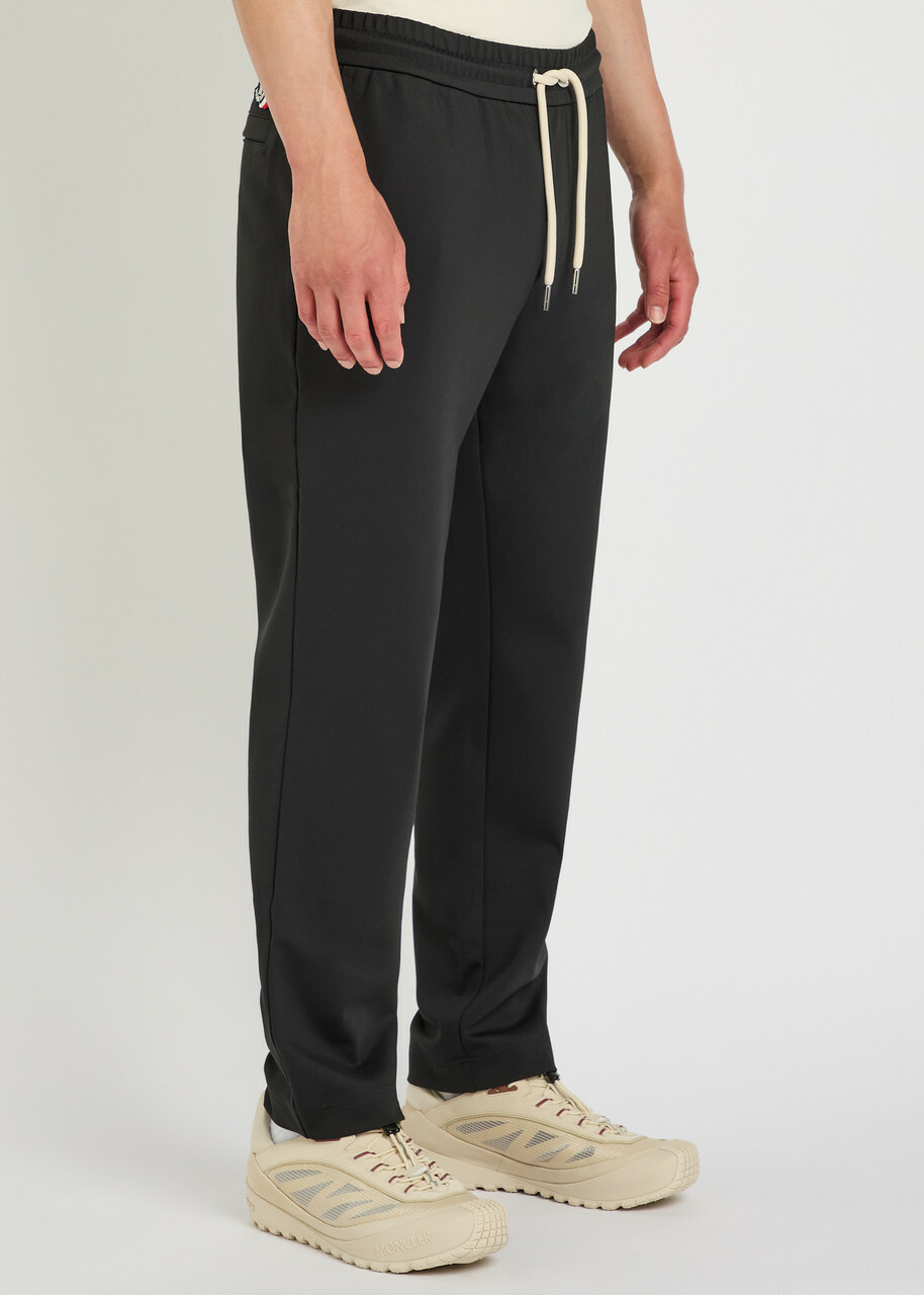 Moncler Logo-appliquéd Jersey Sweatpants Dark Blue