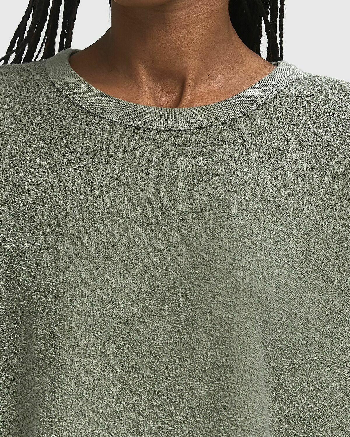 American Vintage BOBYPARK Green Womens Sweatshirt