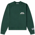 Reese Cooper Men's Moutain Logo Crew Sweat in Forest Green