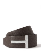 TOM FORD - 4cm Reversible Full-Grain Leather Belt - Brown