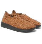 Malibu - Missoni Woven Faux Leather Sandals - Men - Brown