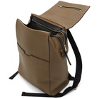 Paul Smith Taupe Leather Signature Stripe Backpack