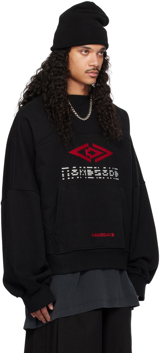 NAMESAKE Black Chester Pullover Hoodie