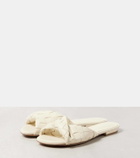 Bottega Veneta Blink Intrecciato leather slides