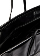 Balmain Glossed Leather Tote bag - Black - One Size