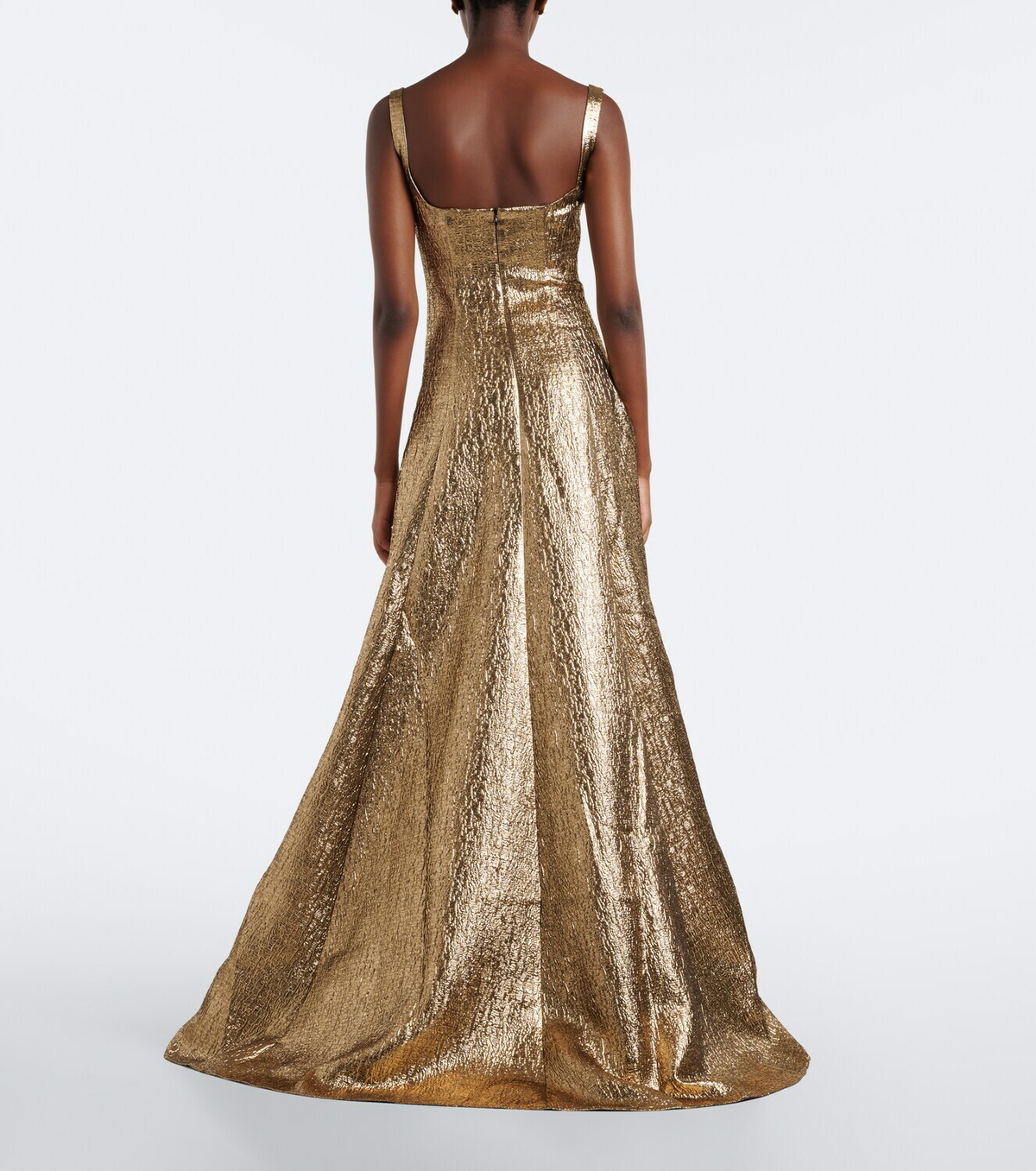 Roland Mouret Lamé jacquard gown