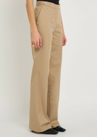 Gabriela Hearst Vesta Straight-leg Cotton Trousers Camel