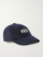 FULLCOUNT - Logo-Appliquéd Wool-Blend Cap - Blue