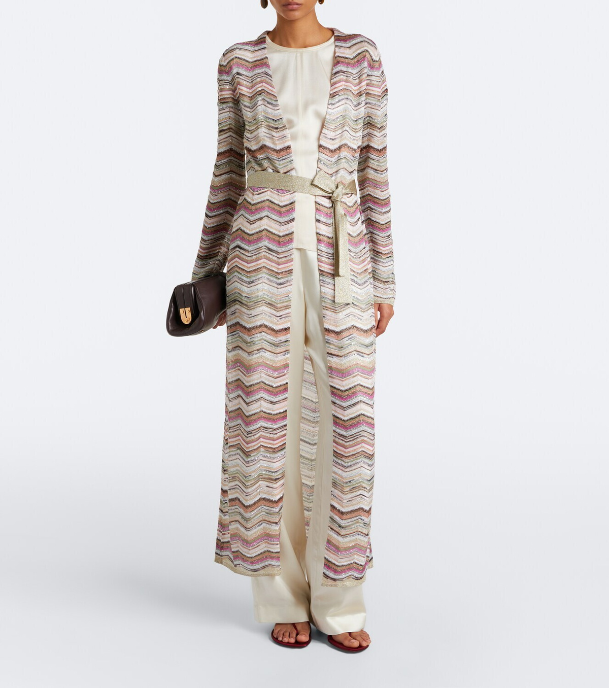 Missoni Zigzag lamé cardigan