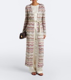 Missoni Zigzag lamé cardigan