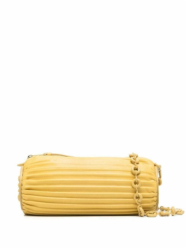 Photo: LOEWE - Bracelet Pleated Leather Pouch Bag