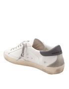 Golden Goose Sneakers Super Star In Pelle Colore Bianco/gray