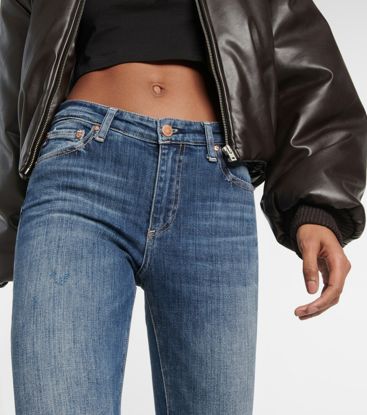 AG Jeans - Mari high-rise cropped jeans AG Jeans
