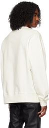 Diesel White S-Macs-Poff Sweatshirt