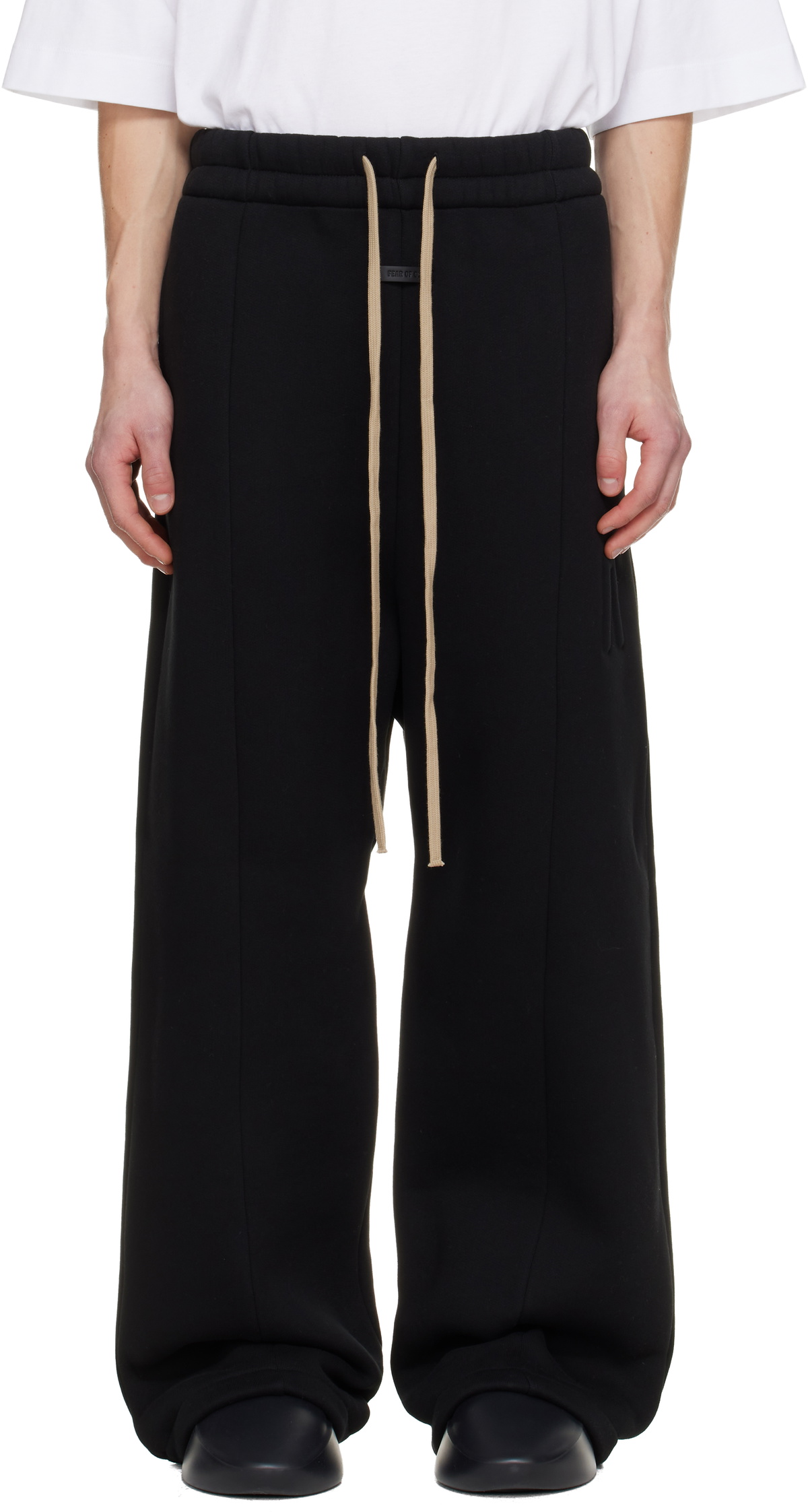 Fear of God Black Wide Leg Sweatpants