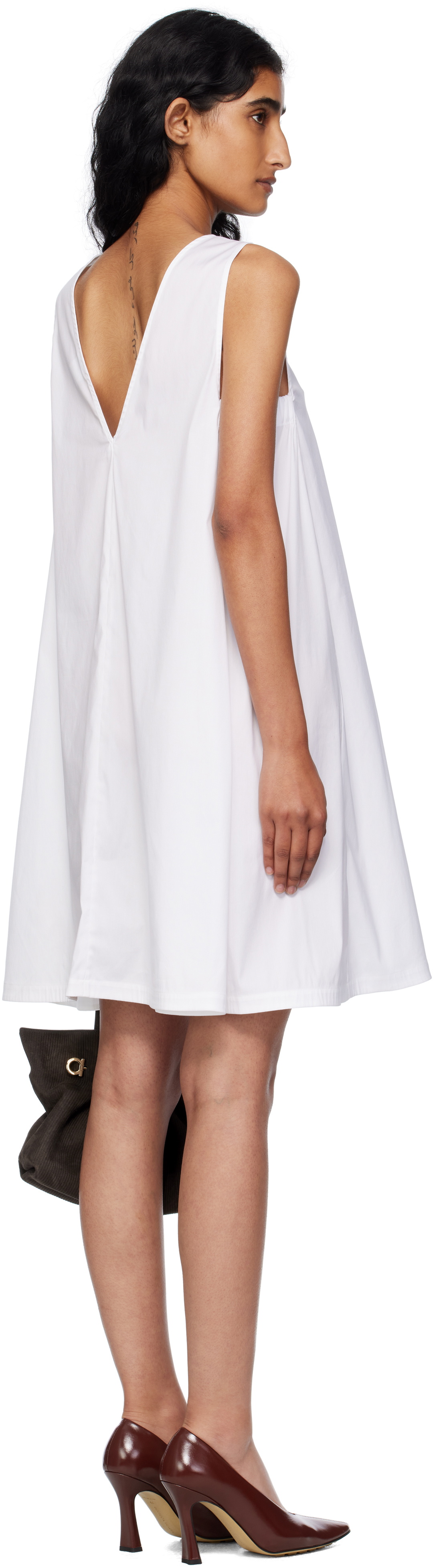 Max Mara White Campale Minidress
