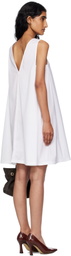 Max Mara White Campale Minidress