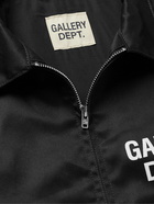 Gallery Dept. - Montecito Logo-Print Cotton-Twill Jacket - Black