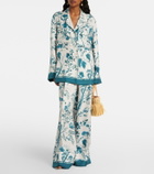 Erdem Floral silk pajama pants
