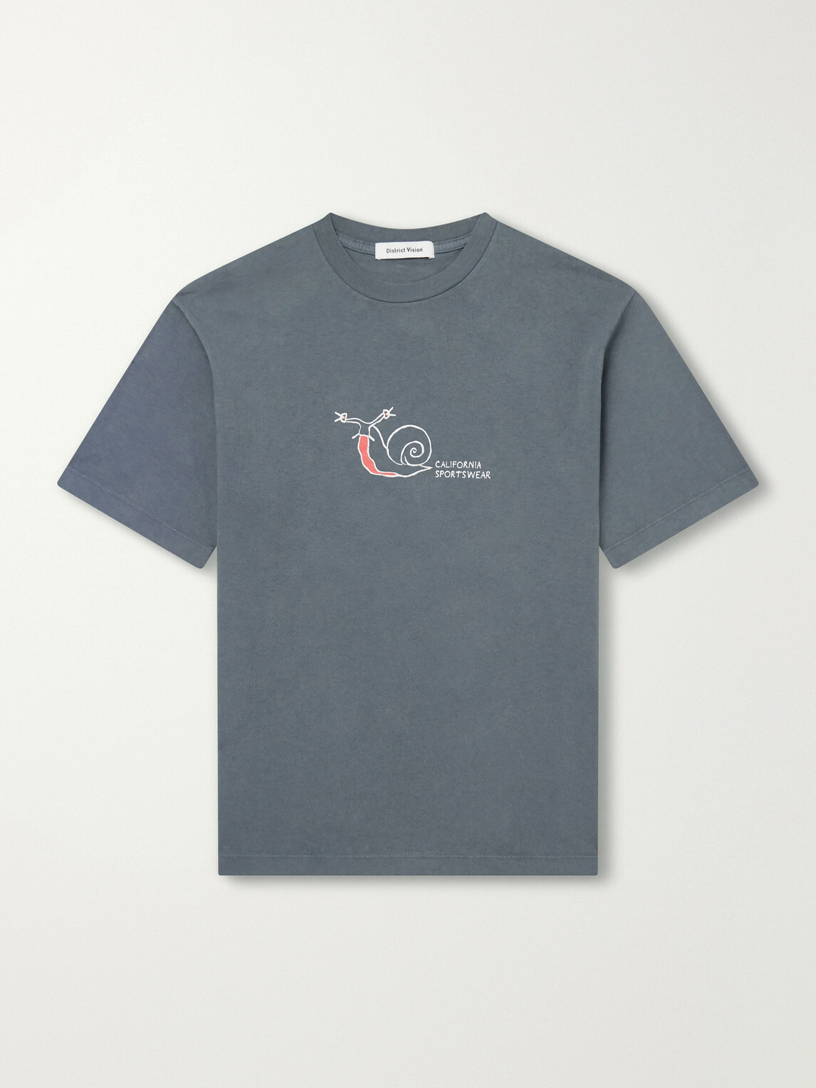 DISTRICT VISION - California Printed Cotton-Jersey T-Shirt - Green
