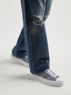 Givenchy - City Logo-Jacquard Denim Sneakers - Blue