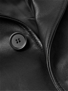 Simone Rocha - Embellished Leather Coat - Black