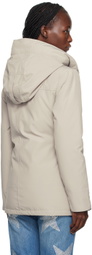 Canada Goose Beige Lynnwood Down Jacket