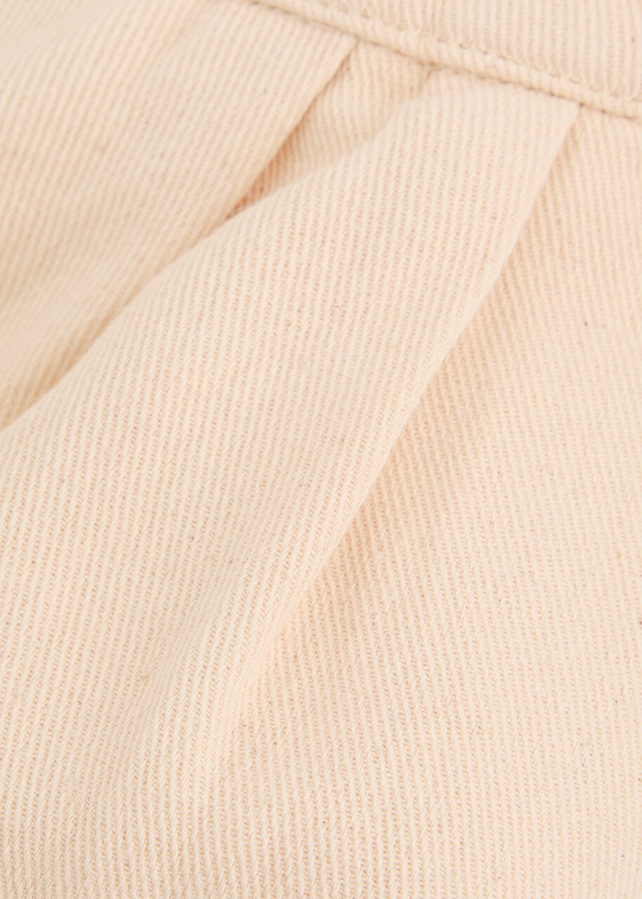 American Vintage Afaz Cotton Trousers Ecru