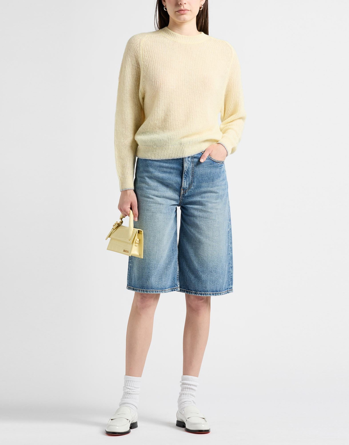 Peserico Womens Sweater Pastel in Yellow