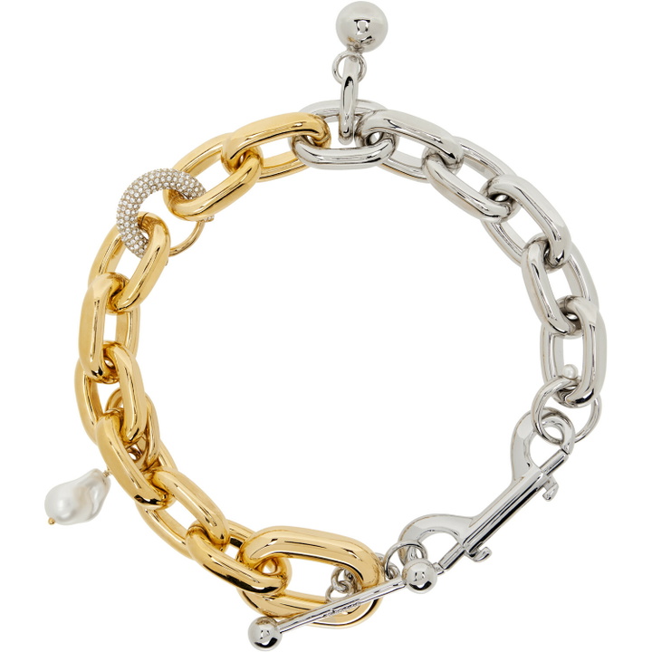 Photo: Rabanne XL Link Bi-Color Punk Style Necklace