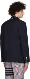 Thom Browne Navy Wool Blazer