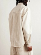 Isabel Marant - Pascuale Cotton and Hemp-Blend Denim Shirt - Neutrals