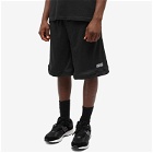 Bricks & Wood Men's Mesh Logo Basketball Shorts in Black