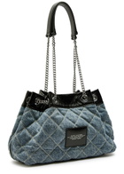 Marc Jacobs The Chain Sack Denim Tote - Blue - One Size