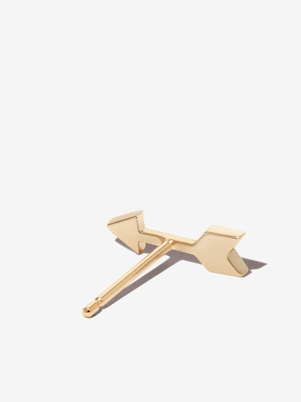 MARIA TASH 18K Yellow Gold Arrow Diamond Earring