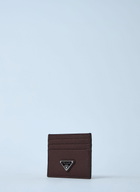 Prada Logo Plaque Cardholder