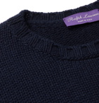 Ralph Lauren Purple Label - Slim-Fit Intarsia Cashmere Sweater - Blue
