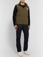 CANADA GOOSE - Garson Slim-Fit Quilted Arctic Tech Down Gilet - Green