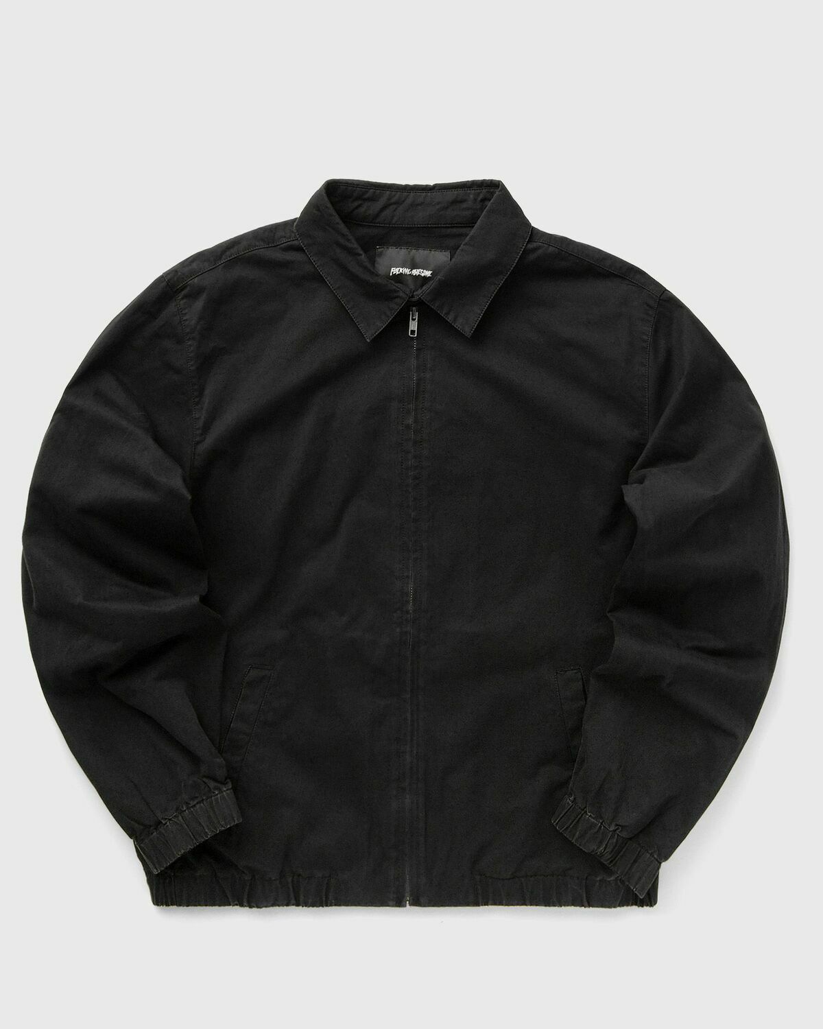 Fucking Awesome Washed Harrington Jacket Black Bomber Jackets