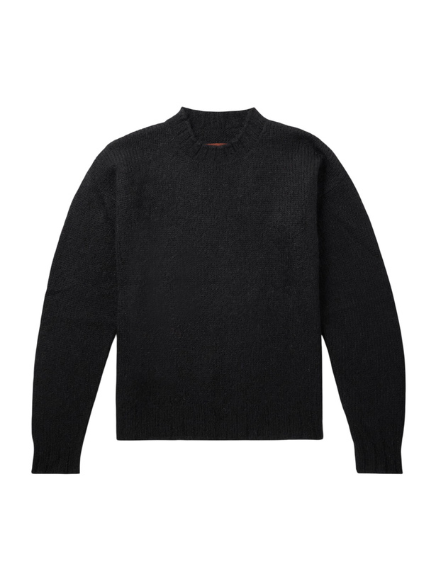 Photo: Monitaly - Alpaguan Alpaca-Blend Sweater - Black