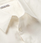 Our Legacy - Distressed Printed Cotton-Poplin Shirt - White