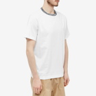 Missoni Men's Space Dyed Collar T-Shirt in White Contrast Space