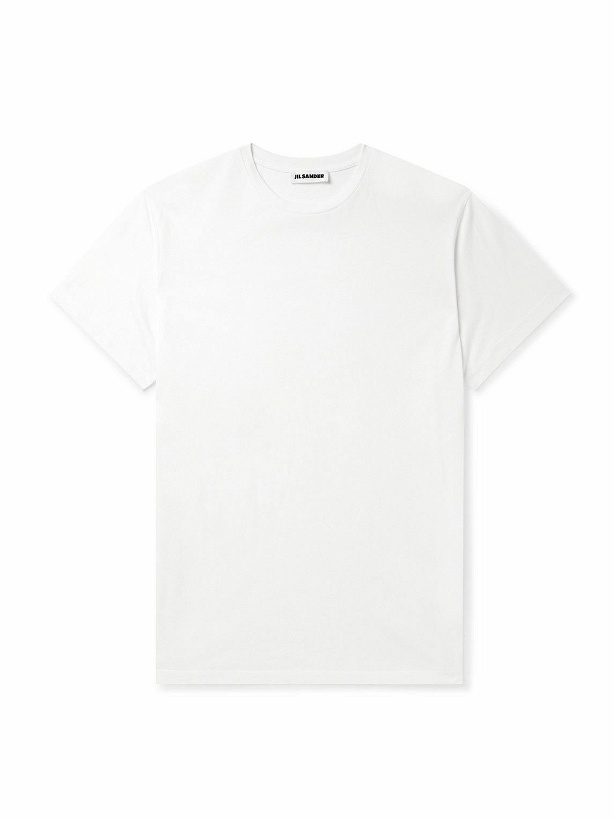 Photo: Jil Sander - Cotton-Jersey T-Shirt - White