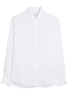 Sunspel Linen Shirt White
