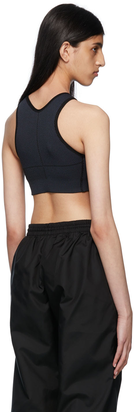 Gauge81 Black & Navy Yukon Sports Bra