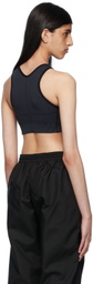 Gauge81 Black & Navy Yukon Sports Bra